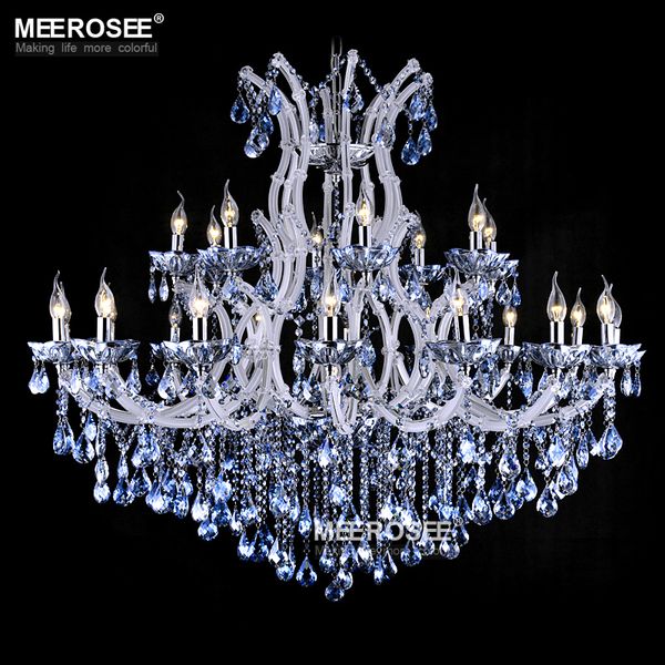 Maria Theresa Crystal Chandelier Light Fixture Hanging Lamp Large Lustres Modern Pendant Light For Living Room D1200mm H1000mm Fast Shipping