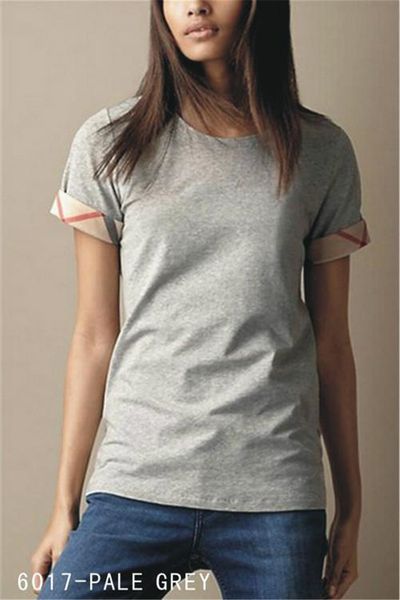 women designer tshirts womens t shirt new summer womens cotton tshirts fashion plaid short sleece o-neck ladies brand women's t-shirt, White
women designer tshirts womens t shirt new summer womens cotton tshirts fashion plaid short sleece o-neck ladies brand women's t-shirt, White