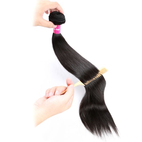 straight human hair bundles with closure tuneful 100% remy hair weft weave extensions hair 2 bundles with closure, Black
straight human hair bundles with closure tuneful 100% remy hair weft weave extensions hair 2 bundles with closure, Black