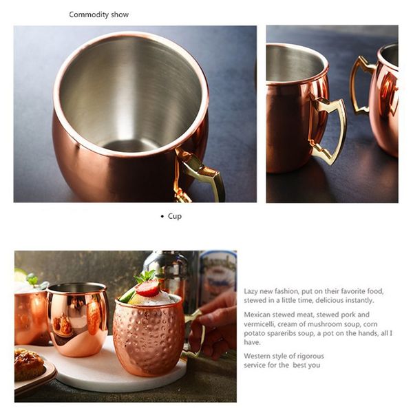 wine cup moscow mule mug 304 stainless steel food-safe cocktail cup handmade hammered copper plated cups 550ml drinking mug
wine cup moscow mule mug 304 stainless steel food-safe cocktail cup handmade hammered copper plated cups 550ml drinking mug