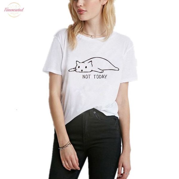 not today cute cat print women tshirt casual funny t shirt for lady girl tee hipster womens clothing, White
not today cute cat print women tshirt casual funny t shirt for lady girl tee hipster womens clothing, White