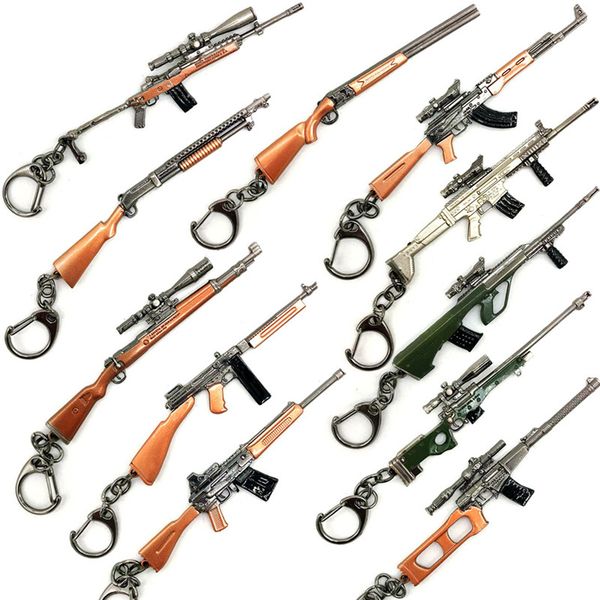 key chains playerunknown's battlegrounds akw awm mk14 gun model 10cm car key chain buckle model mannen cadeaus voor kids, Silver
key chains playerunknown's battlegrounds akw awm mk14 gun model 10cm car key chain buckle model mannen cadeaus voor kids, Silver
