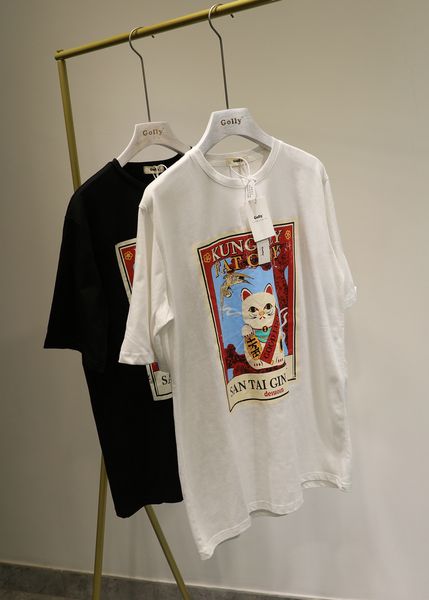 мультфильм cat с коротким рукавом модельер марк vintage футболка хип-хоп для мужчин лето женщин конструктора рэппера вскользь tees, White;black
мультфильм cat с коротким рукавом модельер марк vintage футболка хип-хоп для мужчин лето женщин конструктора рэппера вскользь tees, White;black