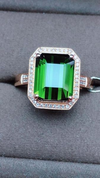 fine jewelry real 18k rose gold au750 100% natural green tourmaline 3.2ct gemstones diamonds female rings for women fine ring, Golden;silver
fine jewelry real 18k rose gold au750 100% natural green tourmaline 3.2ct gemstones diamonds female rings for women fine ring, Golden;silver