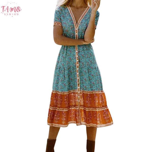 casual summer chiffon dress women clothes 2019 floral women v neck holiday gonna lunga boho maxi evening party beach dress 8, Black;gray
casual summer chiffon dress women clothes 2019 floral women v neck holiday gonna lunga boho maxi evening party beach dress 8, Black;gray