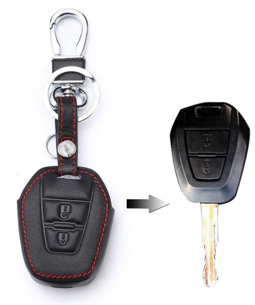 2 buttons leather car key case protect cover fob holder fit for isuzu / new isuzu d-max / mu-x key keychain car styling
2 buttons leather car key case protect cover fob holder fit for isuzu / new isuzu d-max / mu-x key keychain car styling