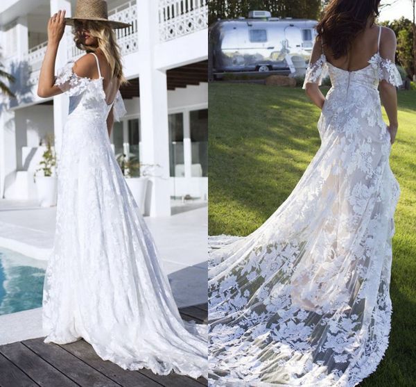 2019 off shoulder beach wedding dresses lace open back court train country wedding dress bridal gowns party dress for bride custom, White
2019 off shoulder beach wedding dresses lace open back court train country wedding dress bridal gowns party dress for bride custom, White