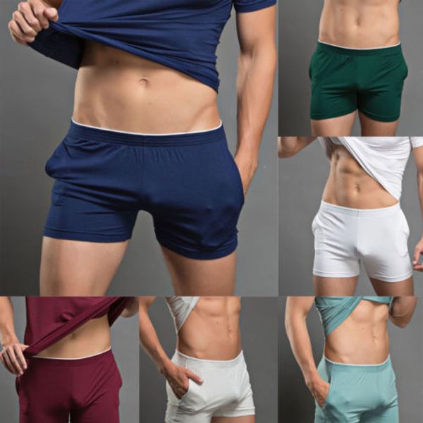 men soft cotton casual underwear panties homewear underpants solid shorts boxers, Black;white
men soft cotton casual underwear panties homewear underpants solid shorts boxers, Black;white