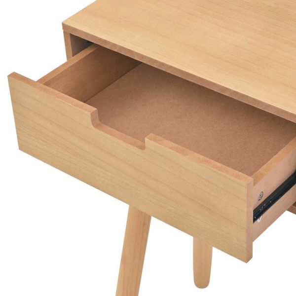 console table solid pinewood 80x30x72 cm brown dining room furniture
