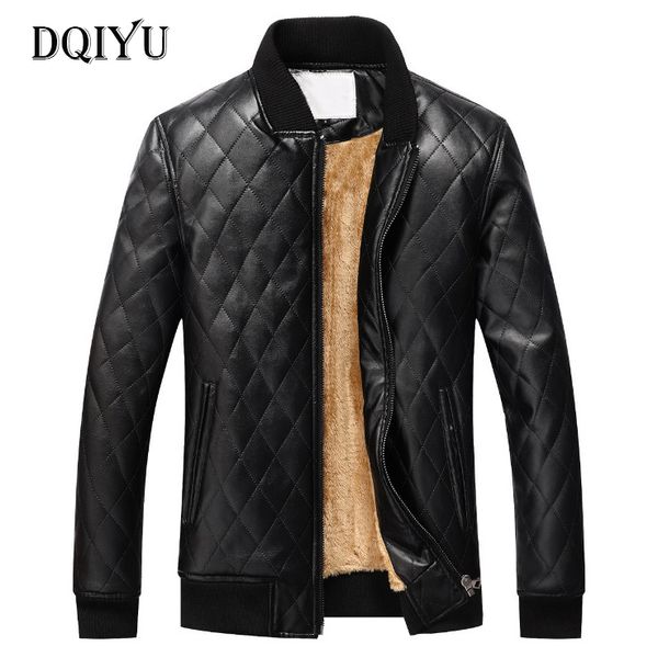 dqiyu winter leather jacket men thicken casual brand clothing new zippers motorcycle leather jacket male overcoat us/eu size xxl, Black
dqiyu winter leather jacket men thicken casual brand clothing new zippers motorcycle leather jacket male overcoat us/eu size xxl, Black