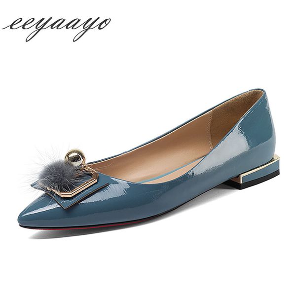 2020 new genuine leather women pumps low heel pointed toe shallow metal hair fashion women shoes blue ladies pumps, Black
2020 new genuine leather women pumps low heel pointed toe shallow metal hair fashion women shoes blue ladies pumps, Black