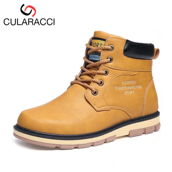 cularacci 4 color men ankle boots winter plush warm snow boots fashion high work shoes warm outdoor men footwear size 39-46, Black
cularacci 4 color men ankle boots winter plush warm snow boots fashion high work shoes warm outdoor men footwear size 39-46, Black