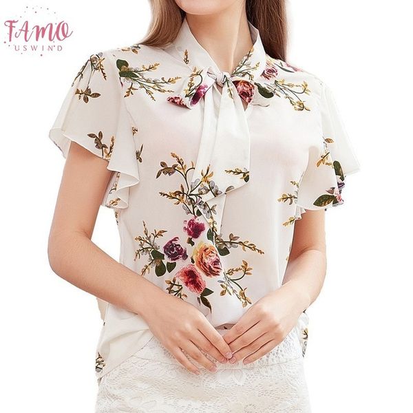 womens and blouses boho floral print short sleeve women clothes polyester 2020 tie office lady blouse women blouse femme, White
womens and blouses boho floral print short sleeve women clothes polyester 2020 tie office lady blouse women blouse femme, White