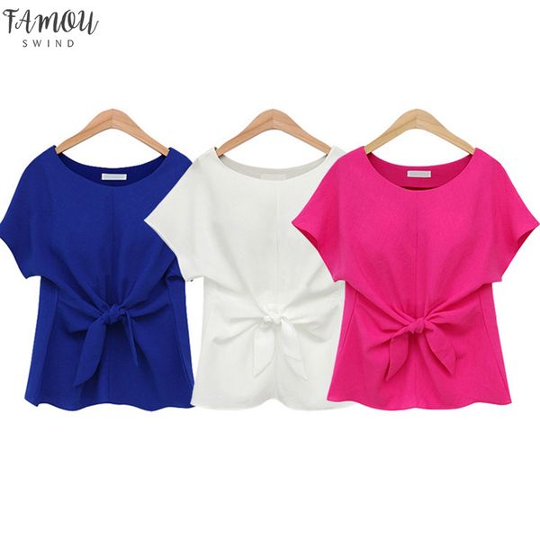 elegant bow bowknot blouses for women o neck short sleeve casual chiffon blusa vintage blusa feminina plus size xxxl shirts, White
elegant bow bowknot blouses for women o neck short sleeve casual chiffon blusa vintage blusa feminina plus size xxxl shirts, White