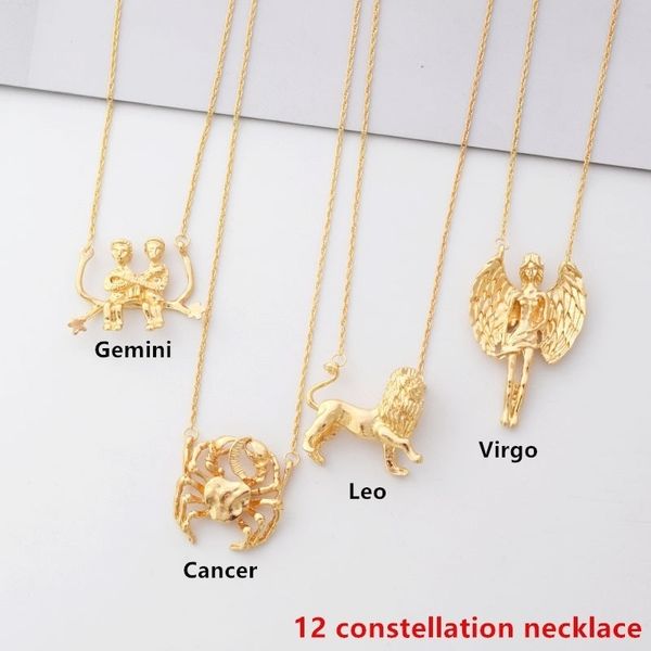12 constellation pendant necklace zodiac pendant necklace constellation jewelry aries taurus gemini cancer leo virgo libra scorp, Silver
12 constellation pendant necklace zodiac pendant necklace constellation jewelry aries taurus gemini cancer leo virgo libra scorp, Silver