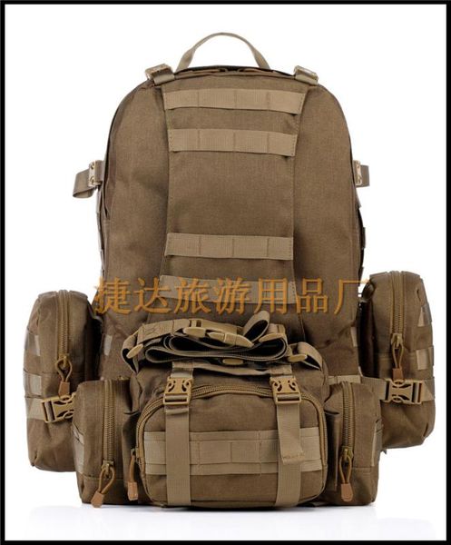 combination backpack tactical backpack outdoor camping hiking camouflage multi-functional bag 1000d
combination backpack tactical backpack outdoor camping hiking camouflage multi-functional bag 1000d