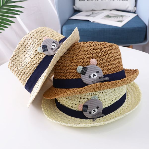 fashion baby hats cartoon bear children straw hats boys and girls sun 2020 summer new out casual sun caps 1-3 years, Yellow
fashion baby hats cartoon bear children straw hats boys and girls sun 2020 summer new out casual sun caps 1-3 years, Yellow