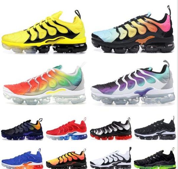 2019 new arrival color tn mens shoe sneakers tn plus grape volt hyper violet black white hyper blue rainbow cusion desingers running shoes, White;red
2019 new arrival color tn mens shoe sneakers tn plus grape volt hyper violet black white hyper blue rainbow cusion desingers running shoes, White;red