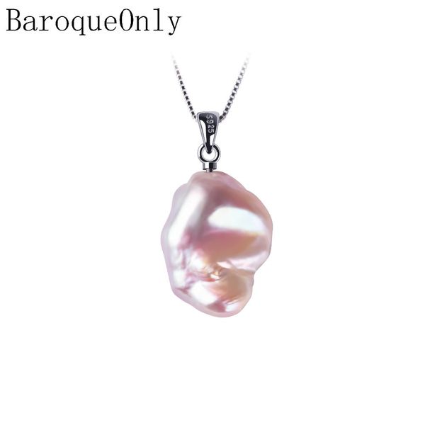 baroqueonly natural freshwater baroque pearl pendant necklace,15-20mm, 925 sterling silver pendant pearl jewelry for women
baroqueonly natural freshwater baroque pearl pendant necklace,15-20mm, 925 sterling silver pendant pearl jewelry for women