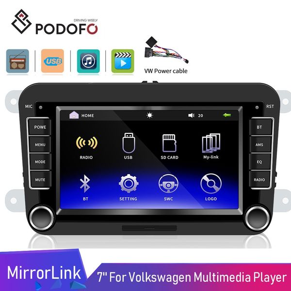 podofo 2din car dvd player 7" hd android iso mirrorlink autoradio bluetooth usb video for vw golf skoda seat
podofo 2din car dvd player 7" hd android iso mirrorlink autoradio bluetooth usb video for vw golf skoda seat