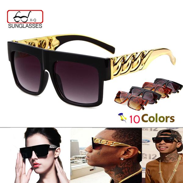 fashion medusa mens retro sunglasses vintage women brand plastic gold chain oversized shades sunglass oculos zonnebril, White;black
fashion medusa mens retro sunglasses vintage women brand plastic gold chain oversized shades sunglass oculos zonnebril, White;black