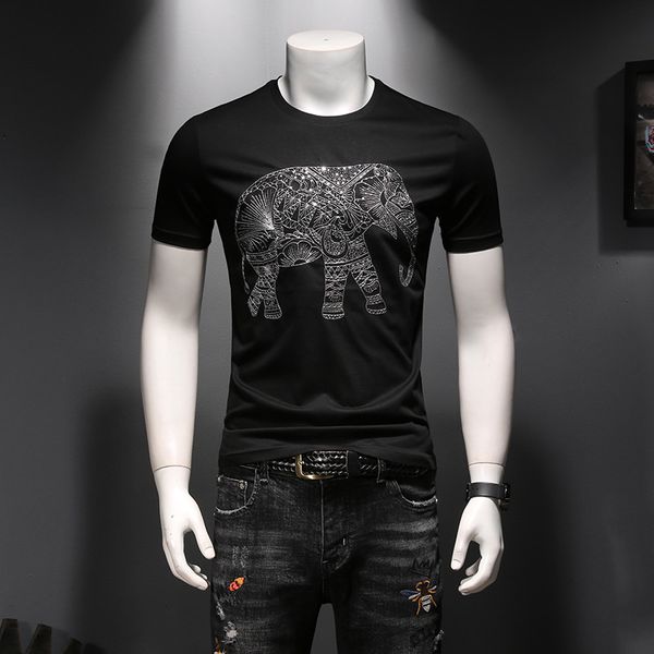 2020 summer new men's craft beaded round neck short-sleeved t-shirt slim wild half-sleeved bottoming shirt t-shirt tide men size m-3xl, White;black
2020 summer new men's craft beaded round neck short-sleeved t-shirt slim wild half-sleeved bottoming shirt t-shirt tide men size m-3xl, White;black