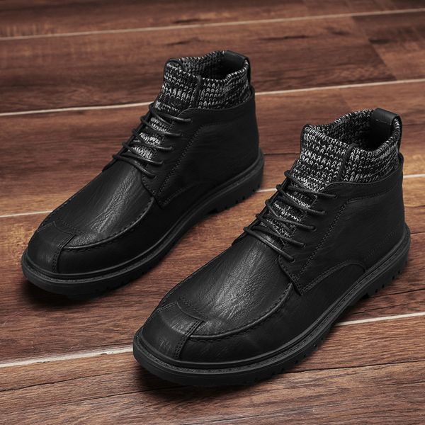 sapatos masculino fashion mens casual shoes comfy winter boot male moccasins leather shoes men zapatillas hombre sepatu pria vii, Black
sapatos masculino fashion mens casual shoes comfy winter boot male moccasins leather shoes men zapatillas hombre sepatu pria vii, Black