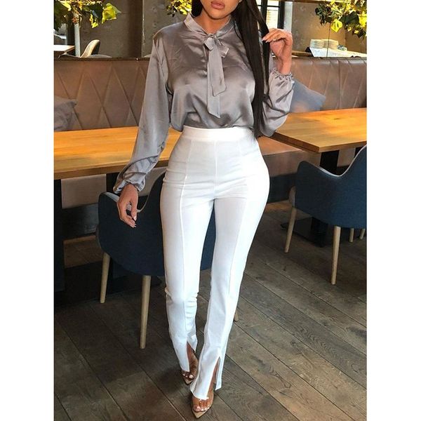 elastic waist front slit leg pencil pants women high waist pants office ladies tight trousers work wear pantalon femme, Black;white
elastic waist front slit leg pencil pants women high waist pants office ladies tight trousers work wear pantalon femme, Black;white