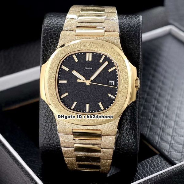 9 style 40mm nautilus 5711/1 frosted 18k gold automatic mechanical mens watch black dial frosted steel strap gents sport watches, Slivery;brown
9 style 40mm nautilus 5711/1 frosted 18k gold automatic mechanical mens watch black dial frosted steel strap gents sport watches, Slivery;brown
