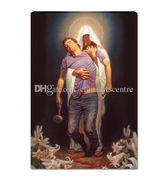 va. handpainted &hd print classical figure portrait art oil painting jesus the forgiven on canvas wall art home office deco 146
va. handpainted &hd print classical figure portrait art oil painting jesus the forgiven on canvas wall art home office deco 146
