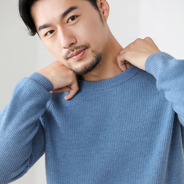 men's cashmere sweater round neck solid color warm pullover loose sweater long sleeve bottoming shirt, White;black
men's cashmere sweater round neck solid color warm pullover loose sweater long sleeve bottoming shirt, White;black
