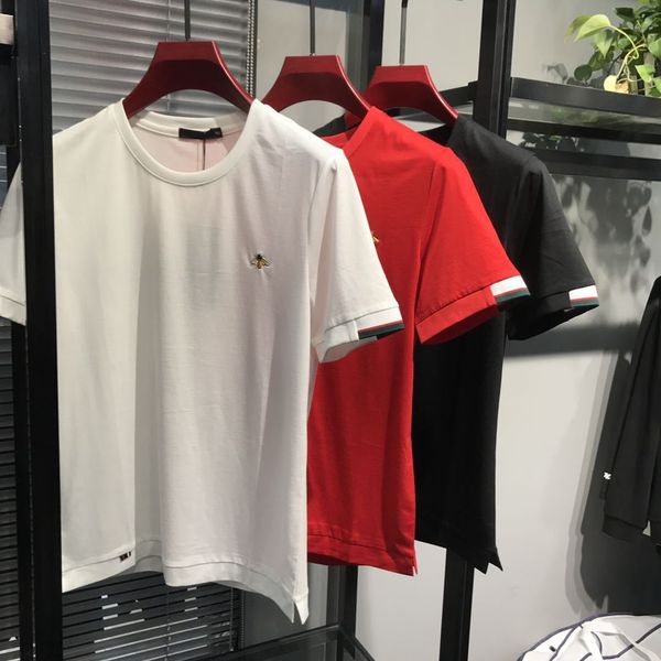 mens summer t-shirt fashion bee embroidery luxury style breathable comfort soft t-shirt 3 color size m-4xl, White;black
mens summer t-shirt fashion bee embroidery luxury style breathable comfort soft t-shirt 3 color size m-4xl, White;black
