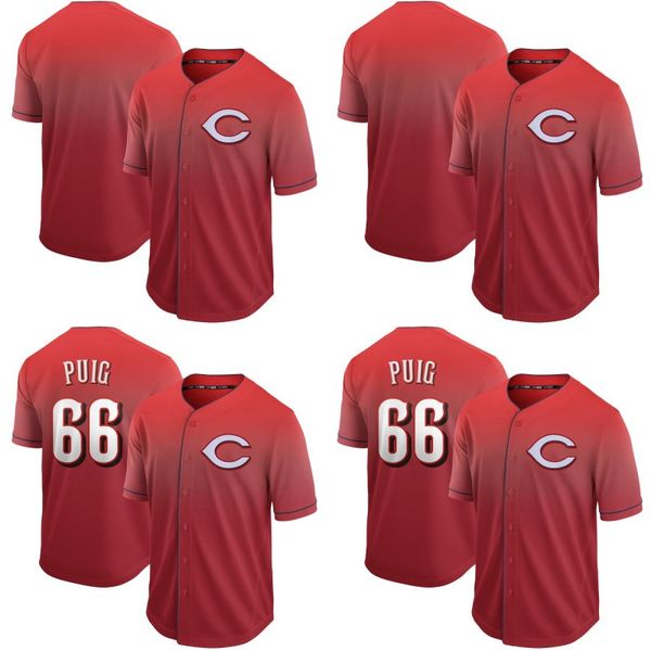 Mens Fade Cincinnati 66 Yasiel Puig 19 Joey Votto 7 Eugenio Suarez 27 Matt Kemp 12 Curt Casali Michael Lorenzen Reds Baseball Jerseys
Mens Fade Cincinnati 66 Yasiel Puig 19 Joey Votto 7 Eugenio Suarez 27 Matt Kemp 12 Curt Casali Michael Lorenzen Reds Baseball Jerseys