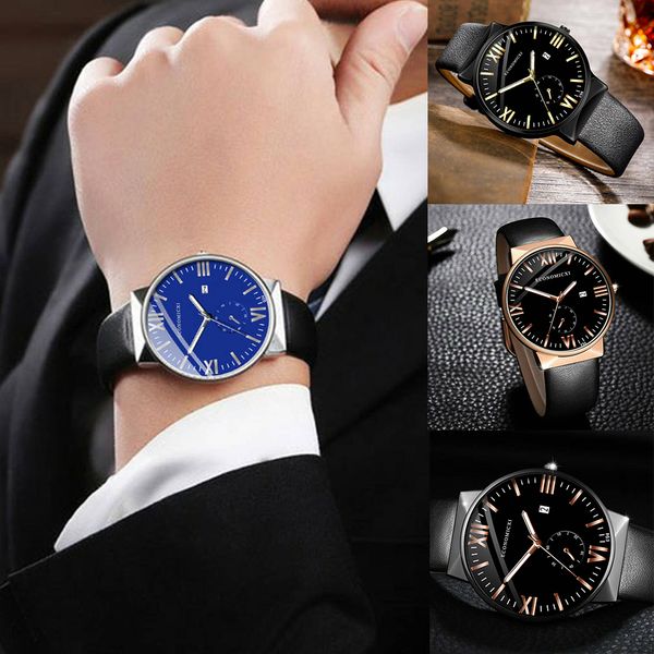 men's watch alloy case calendar luminous pointer quartz casual sports watch leather simple business men's gift, Slivery;brown
men's watch alloy case calendar luminous pointer quartz casual sports watch leather simple business men's gift, Slivery;brown