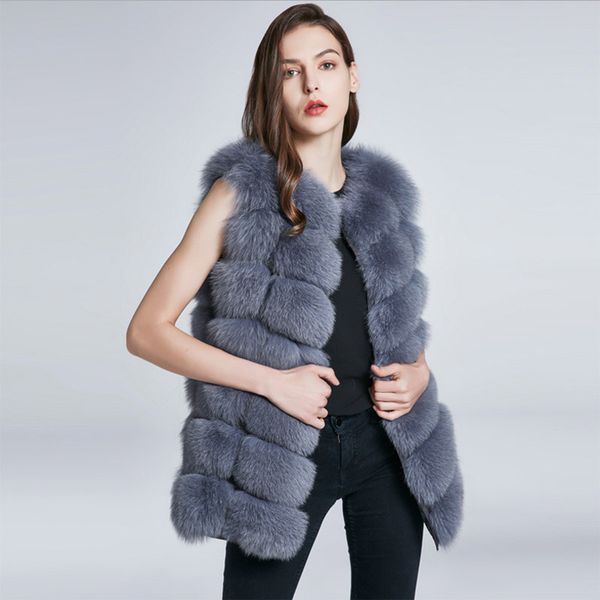 real fur vest gilet waistcoat winter women's long waterproof fur coat tailored thick warm 2019 grey fashiondavid, Black
real fur vest gilet waistcoat winter women's long waterproof fur coat tailored thick warm 2019 grey fashiondavid, Black