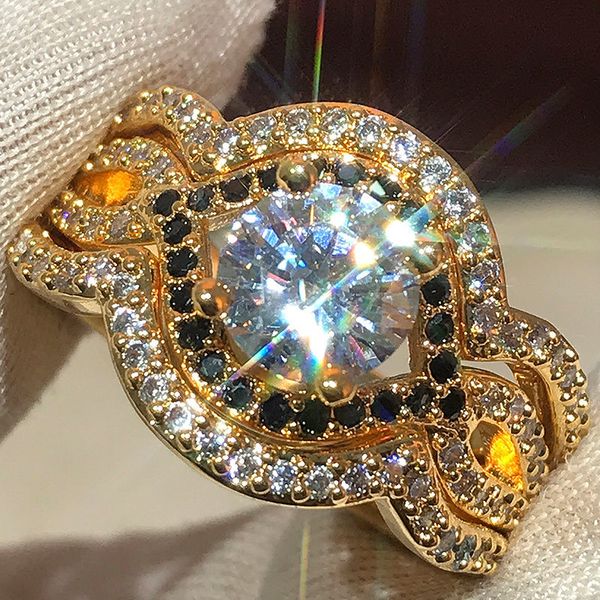 luxury female sparkling cz stone zircon love rings set 3 pieces gold silver color finger ring promise engagement rings for women, Slivery;golden
luxury female sparkling cz stone zircon love rings set 3 pieces gold silver color finger ring promise engagement rings for women, Slivery;golden