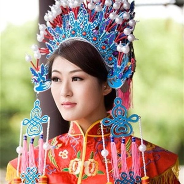 theater peking opera headdress wedding drama mascot costume bride crown queen carnival women lady performance stage halloween carnival hat, Red;yellow
theater peking opera headdress wedding drama mascot costume bride crown queen carnival women lady performance stage halloween carnival hat, Red;yellow