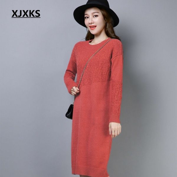 xjxks befashion young ladies solid color dress comfortable stretch dropped sleeve warm outwear women sweater dress, Black;gray
xjxks befashion young ladies solid color dress comfortable stretch dropped sleeve warm outwear women sweater dress, Black;gray