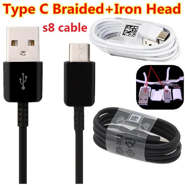od3.0 s8 cable 1m 3ft od 3.0 braided fabric with iron metal head micro type c usb cable wire for samsung s6 s7 edge s8 htc
od3.0 s8 cable 1m 3ft od 3.0 braided fabric with iron metal head micro type c usb cable wire for samsung s6 s7 edge s8 htc