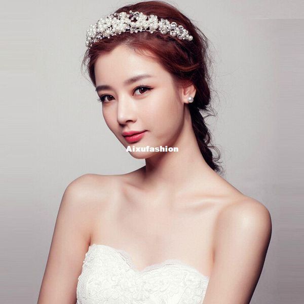 elegant charming tiara pearls crown crystal rhinestone flower women hair jewelry bridal bridesmaid wedding hair accessories headband, Slivery;golden
elegant charming tiara pearls crown crystal rhinestone flower women hair jewelry bridal bridesmaid wedding hair accessories headband, Slivery;golden