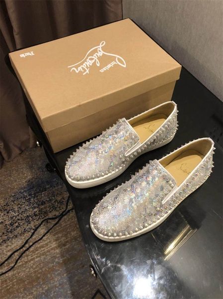fast shipping platform men and women shoes wild vintage luxury rhinestone rivets women's shoes men's shoes loafers casual red outs, Black
fast shipping platform men and women shoes wild vintage luxury rhinestone rivets women's shoes men's shoes loafers casual red outs, Black