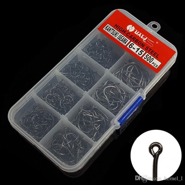 500pcs 1box 6-15# black ise hook high carbon steel barbed hooks fishing hooks fishhooks carp fishing pesca accessories 
500pcs 1box 6-15# black ise hook high carbon steel barbed hooks fishing hooks fishhooks carp fishing pesca accessories