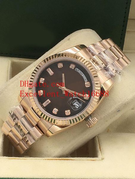 the new sell watches 36 mm 128235 118235 128238 day date president 18k rose gold diamond asian 2813 automatic movement watches c, Slivery;brown
the new sell watches 36 mm 128235 118235 128238 day date president 18k rose gold diamond asian 2813 automatic movement watches c, Slivery;brown