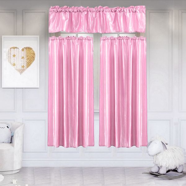 solid color blackout small curtain drape kitchen study room coffee shop curtain 3 pieces suit-1* valance & 2* panels
solid color blackout small curtain drape kitchen study room coffee shop curtain 3 pieces suit-1* valance & 2* panels
