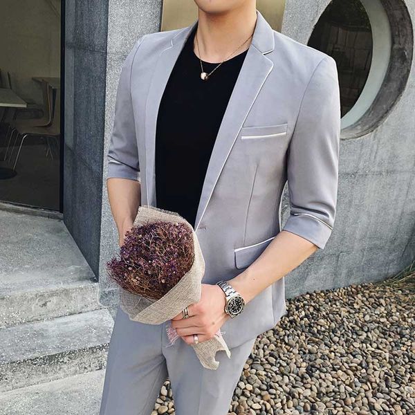 summer groom tuxedo men suits for wedding casual man grey outfit blazer 2piece(coat+pants)costume homme one buttons slim fit male clothing, Black;gray
summer groom tuxedo men suits for wedding casual man grey outfit blazer 2piece(coat+pants)costume homme one buttons slim fit male clothing, Black;gray