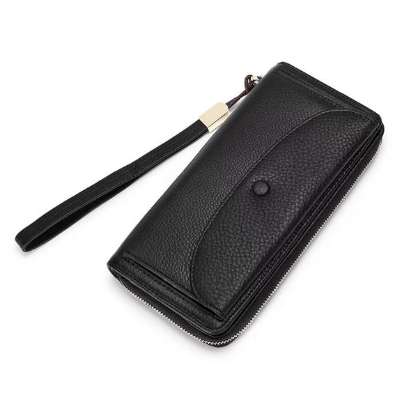 new genuine leather womens wallets and purses casual long zipper cash pocket large capacity ladies handbags coin card holder, Red;black
new genuine leather womens wallets and purses casual long zipper cash pocket large capacity ladies handbags coin card holder, Red;black