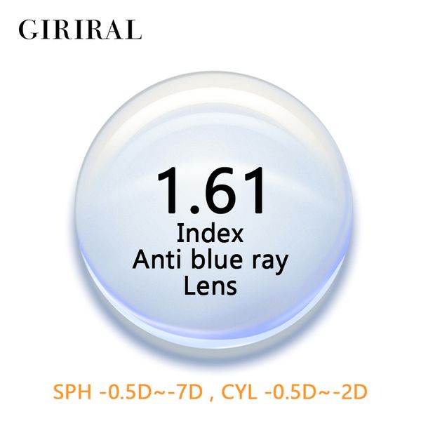 1.61 index cr-39 anti blue ray glasses lenses computer clear goggles optical reading myopia prescription lenses eye #1.61flg
1.61 index cr-39 anti blue ray glasses lenses computer clear goggles optical reading myopia prescription lenses eye #1.61flg