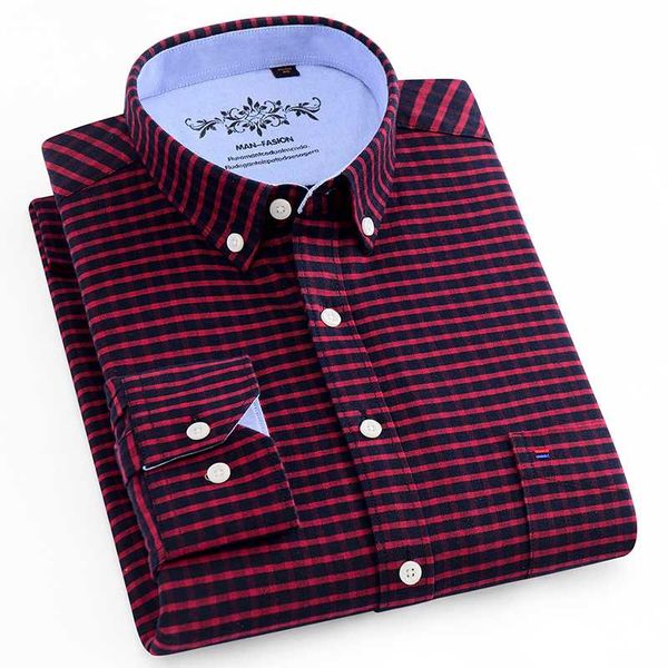2020 mens wear oxford red black striped plaid casual long sleeve cotton shirt spring male social business checkered dress shirt, White;black
2020 mens wear oxford red black striped plaid casual long sleeve cotton shirt spring male social business checkered dress shirt, White;black