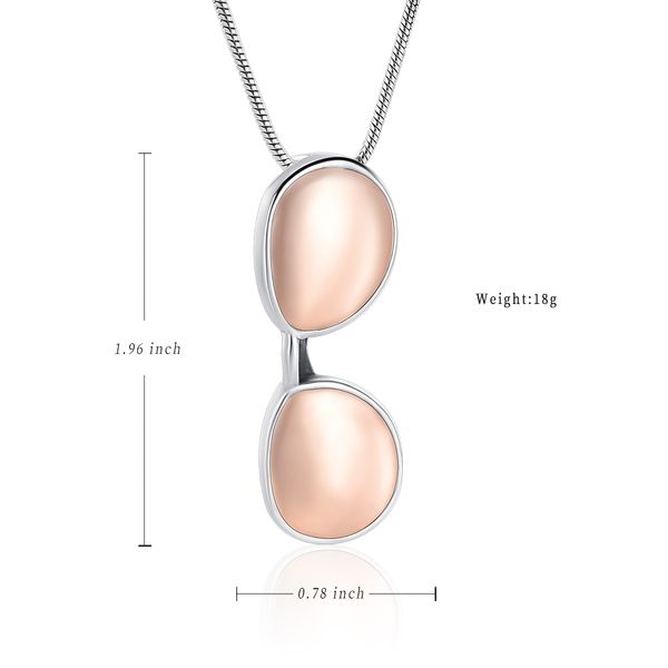 ijd10535 pink gold color women cremation pendant memorial urn ashes holder keepsake jewelry, Silver
ijd10535 pink gold color women cremation pendant memorial urn ashes holder keepsake jewelry, Silver