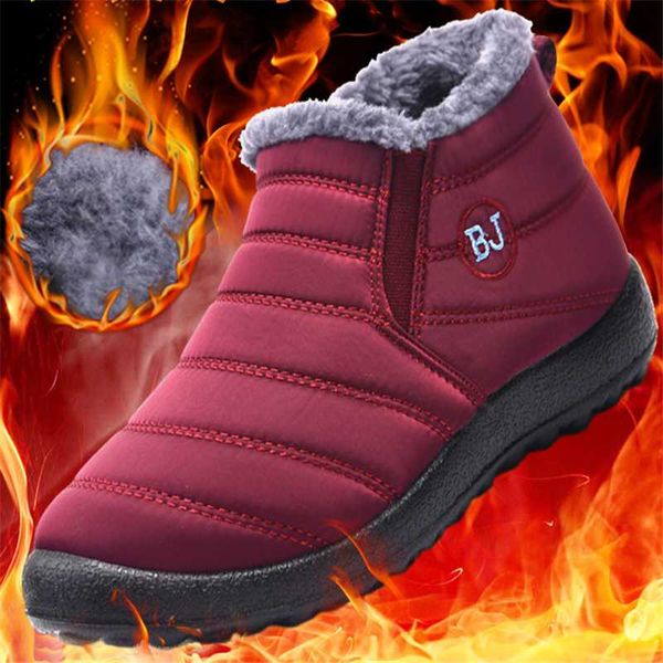 men boots lightweight winter shoes for men snow boots waterproof winter footwear plus size 44 slip on ankle, Black
men boots lightweight winter shoes for men snow boots waterproof winter footwear plus size 44 slip on ankle, Black